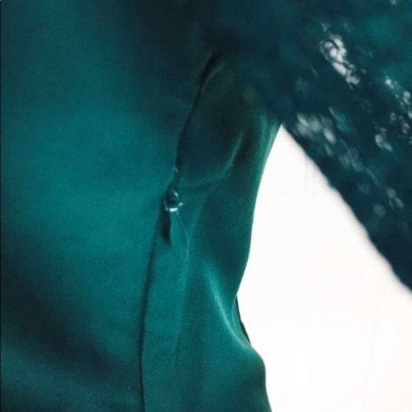 The Limited Sweetheart Lace Blouse Green Size S - Picture 5 of 7